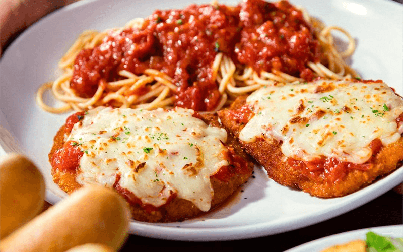 GRILLED CHICKEN PARMIGIANA