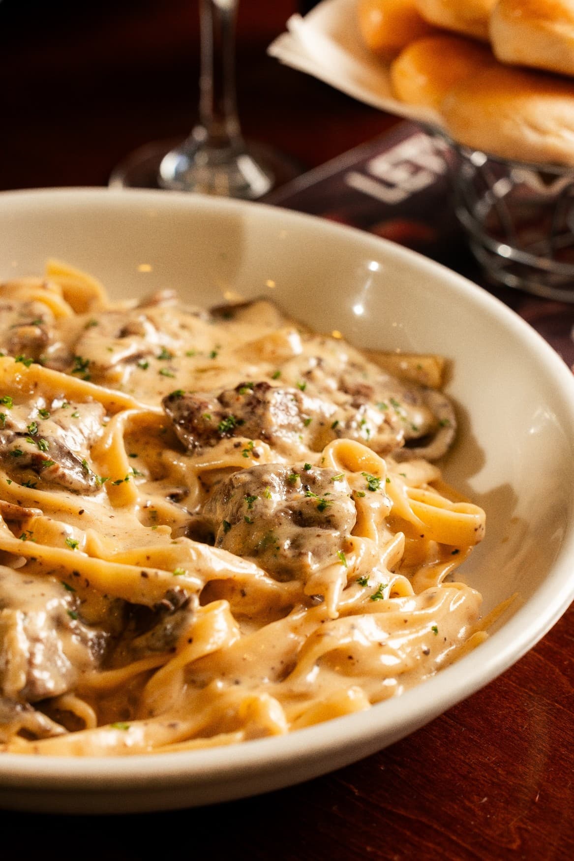 TRUFFLE STEAK ALFREDO